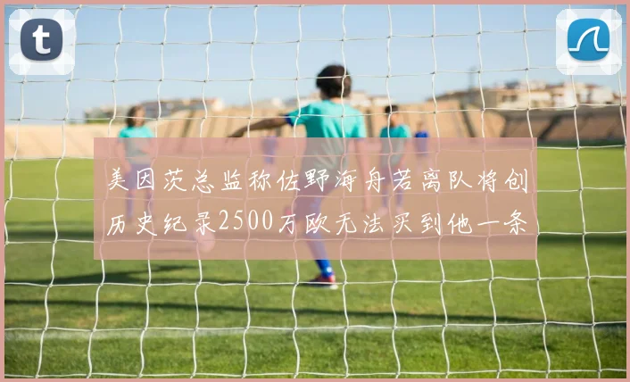 美因茨总监称佐野海舟若离队将创历史纪录2500万欧无法买到他一条腿