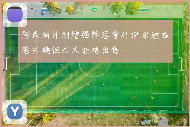 阿森纳计划增强阵容曾对伊尔迪兹感兴趣但尤文拒绝出售